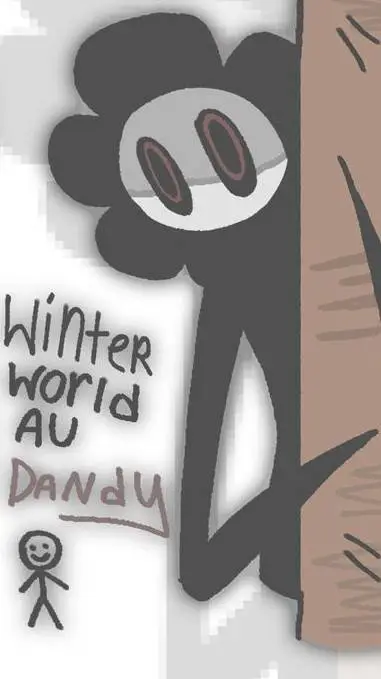 ai character: winter world au background