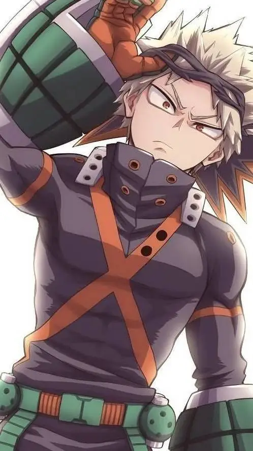 ai character: Mha Katsuki Bakugo background