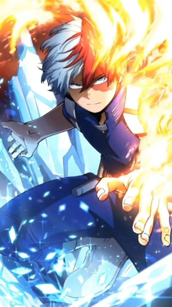 ai character: Mha Shoto Todoroki background
