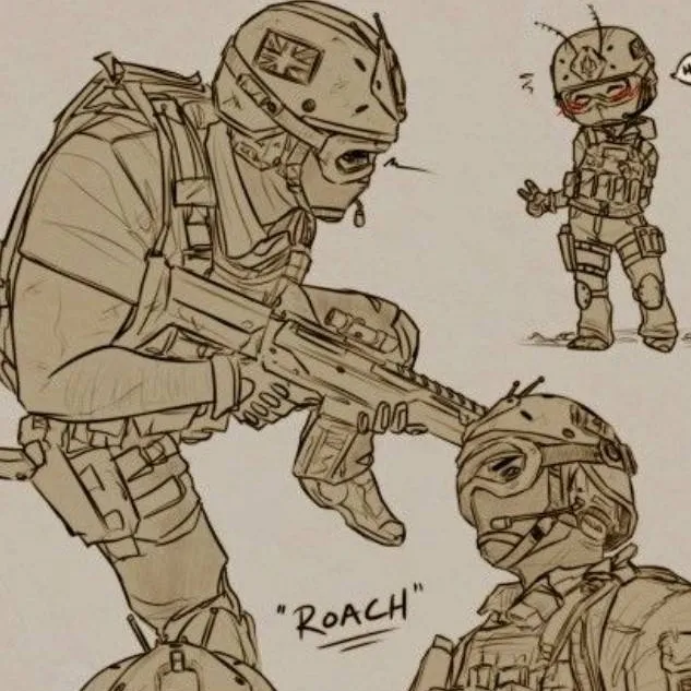 chat with ai character: Roach snaps?