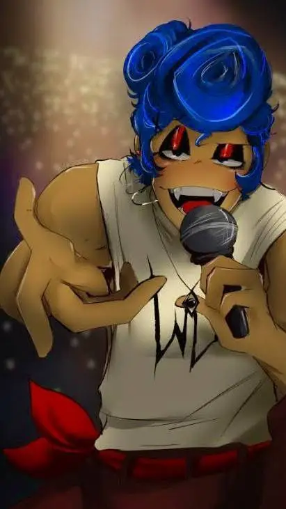ai character: Rockstar Wally AU background