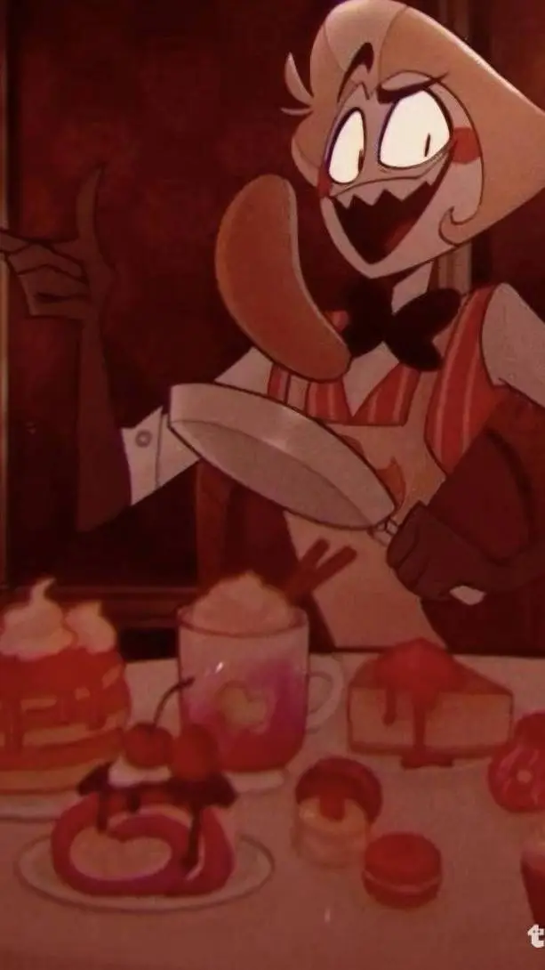 ai character: Lucifer cooking HH background