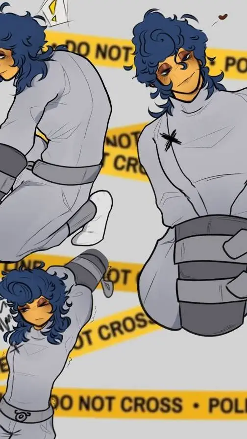 ai character: Wally asylum AU background