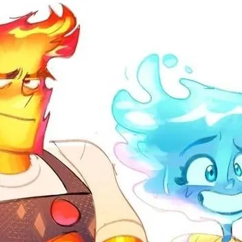 chat with ai character: Elemental swap au