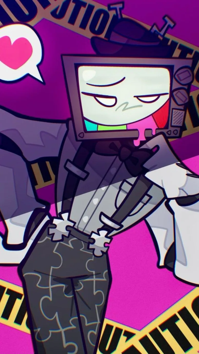 ai character: MR PUZZLE background