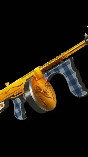 ai character: Snoop doggs Gun background