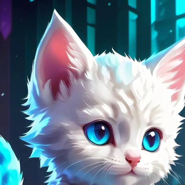 chat with ai character: cute kitten