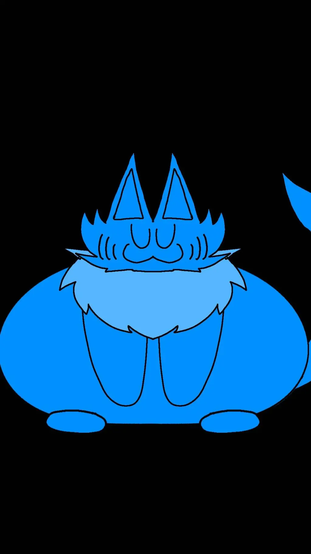 ai character: fishcat background