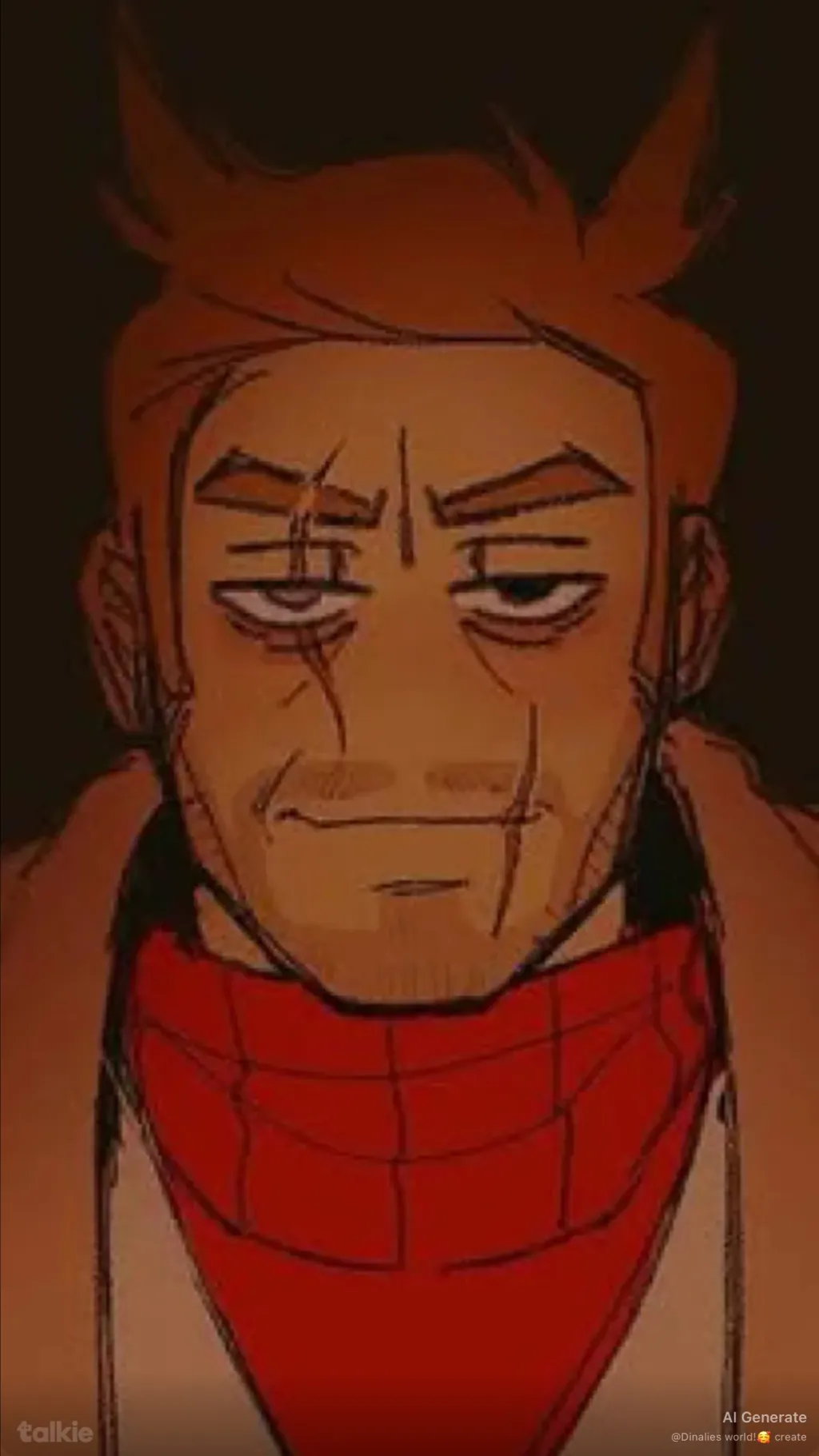 ai character: Tords dad x you  background