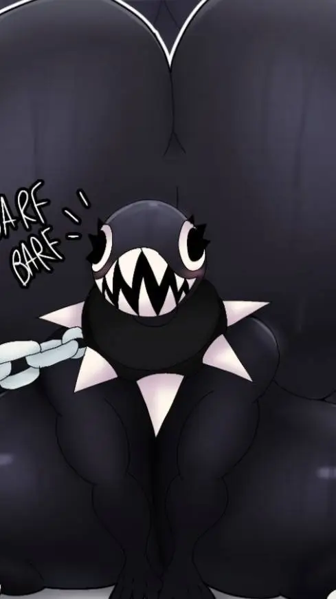 ai character: Female chain chomp background