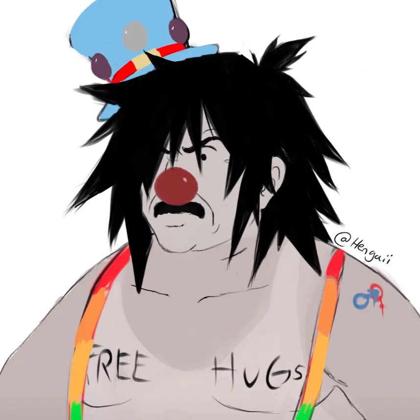 chat with ai character: Jim the ￼clown