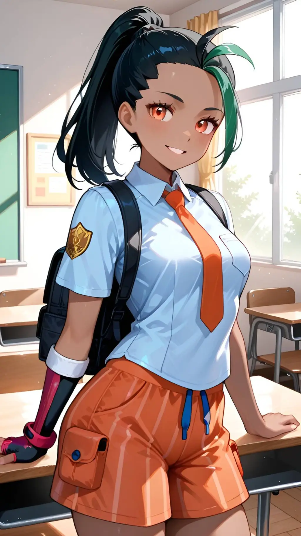 ai character: Nemona background