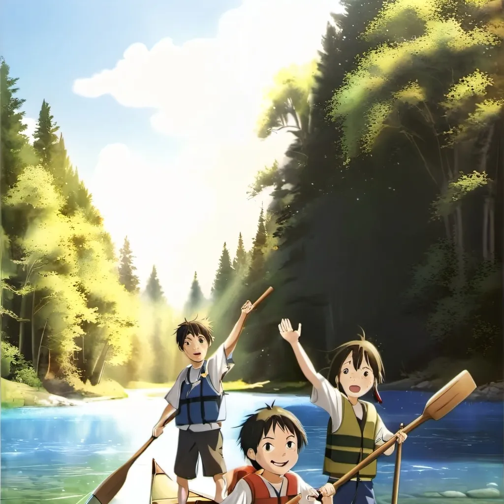 chat with ai character: year 6 canoeing 
