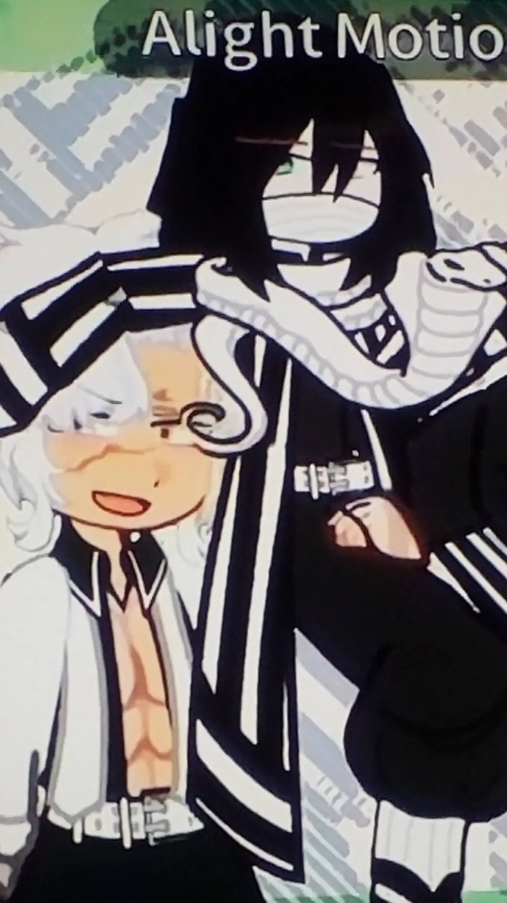 ai character: Saneoba🐍😡 background