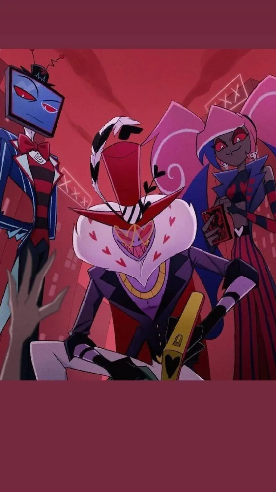 ai character: Vees background