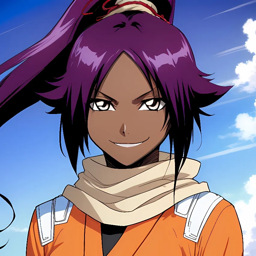 chat with ai character: Yoruichi Shihouin