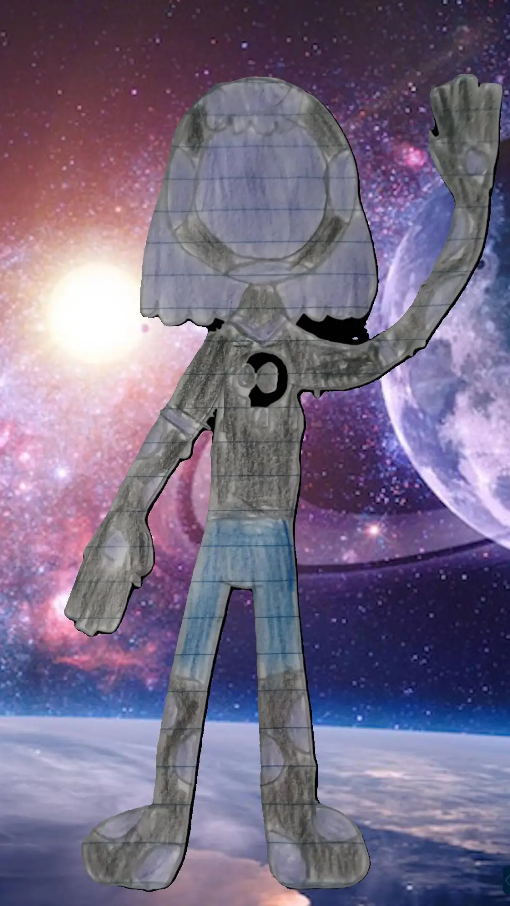 ai character: Shadow void  background