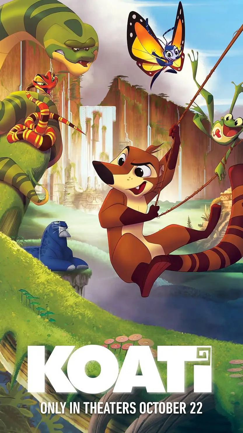 ai character: koati  background