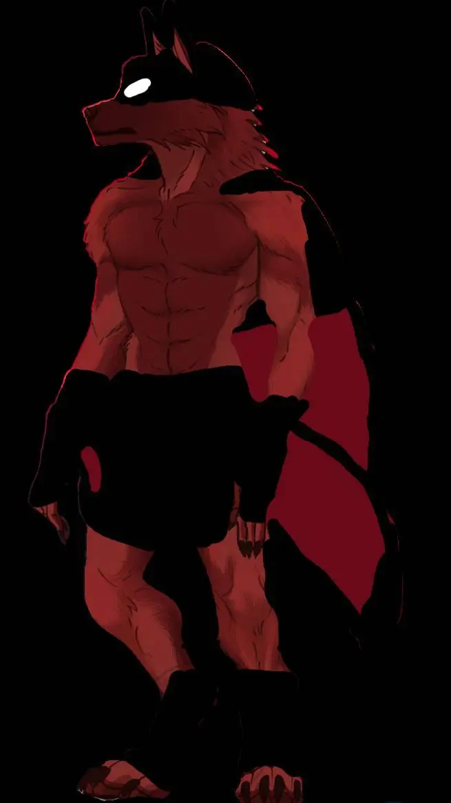 ai character: Scarlet shredder  background