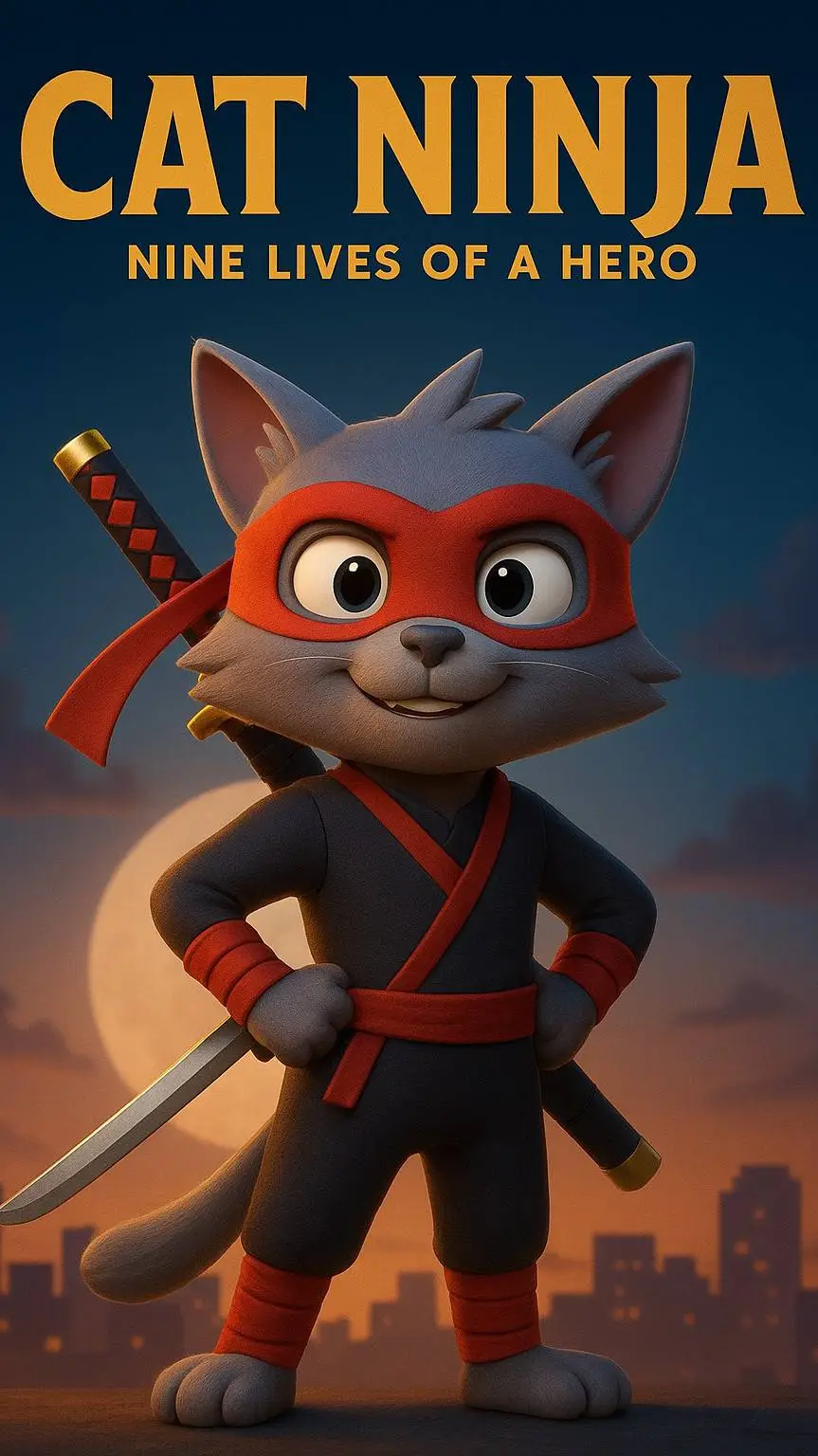 ai character: Cat Ninja background