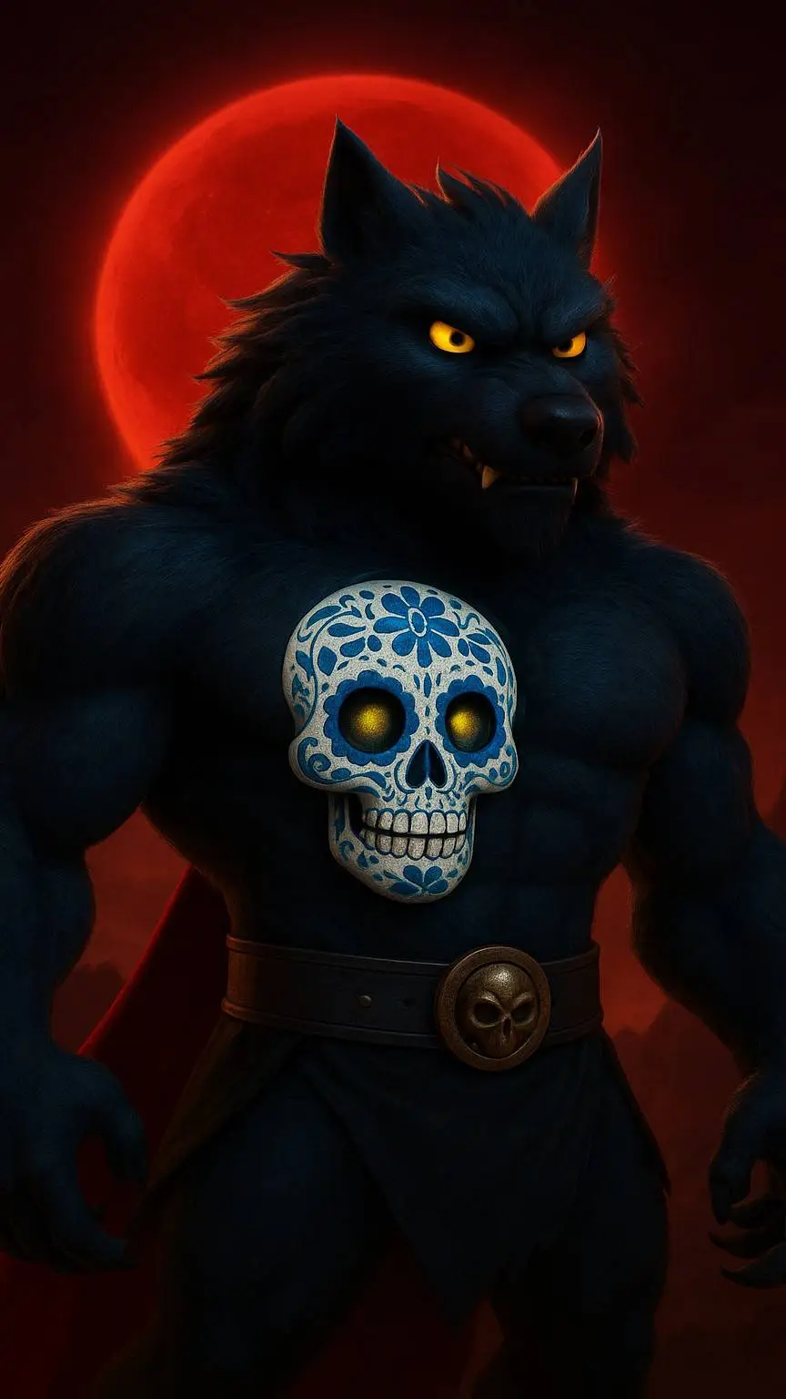 ai character: The Blood Black  background