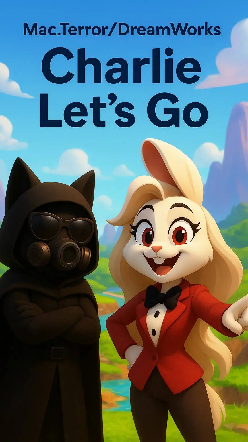 ai character: Charlie Let's go background