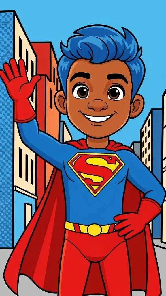 ai character: Super Joe TV show background