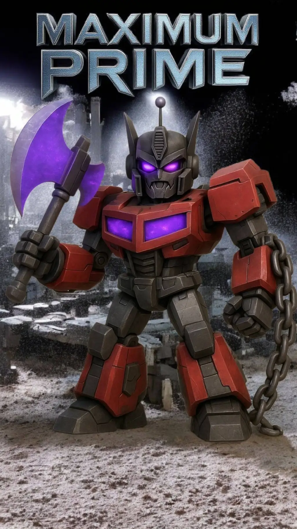 ai character: Maximum Prime  background