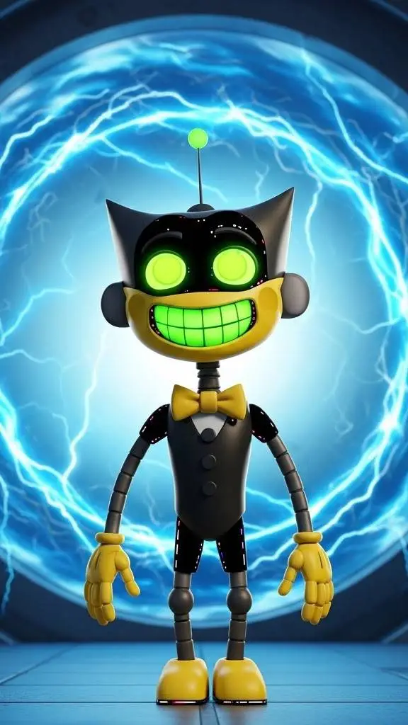 ai character: Bendy bot  background