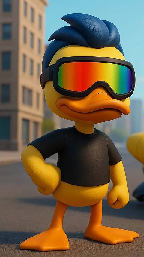 ai character: Duck Jam  background