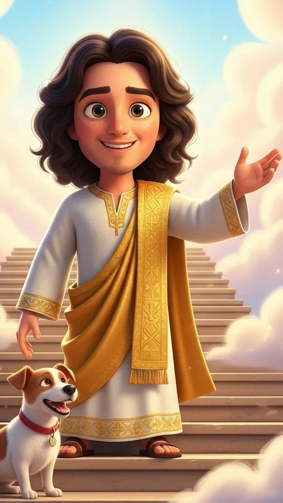 ai character: Jesus Christ  background