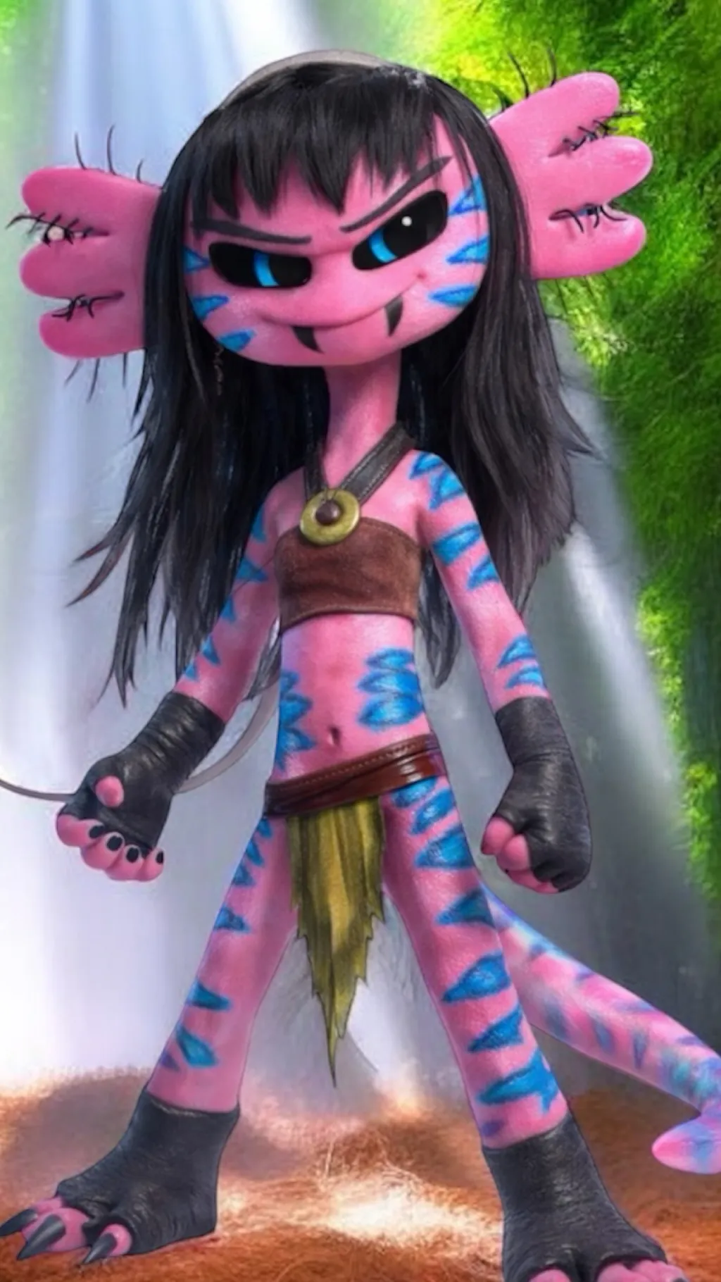 ai character: Mulan Wing background