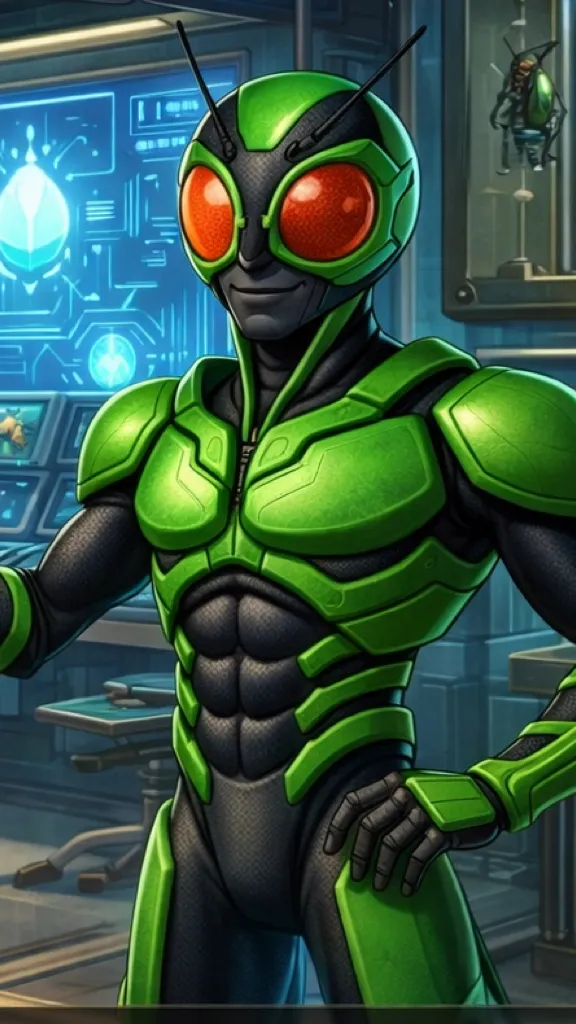 ai character: Beetle Jacket  background