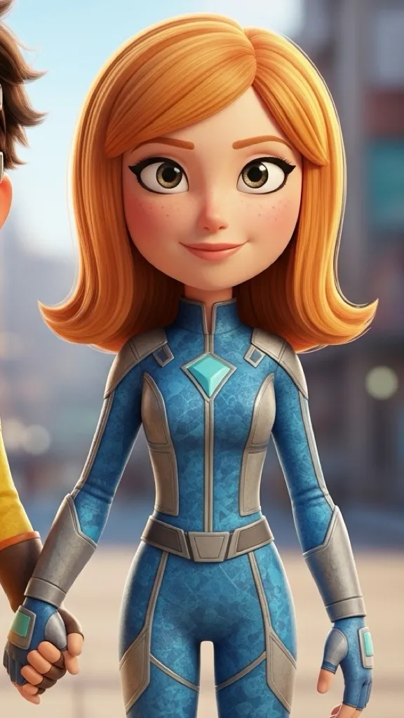 ai character: Mrs.Invisible  background