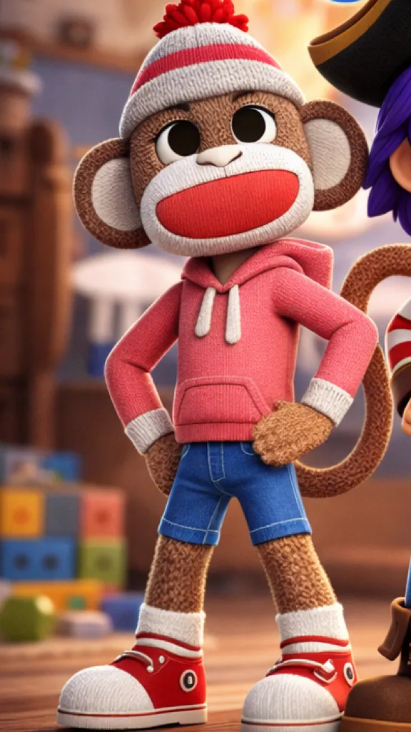 ai character: Hoodie  background