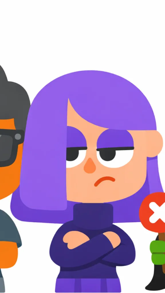 ai character: Lily(Duolingo) background