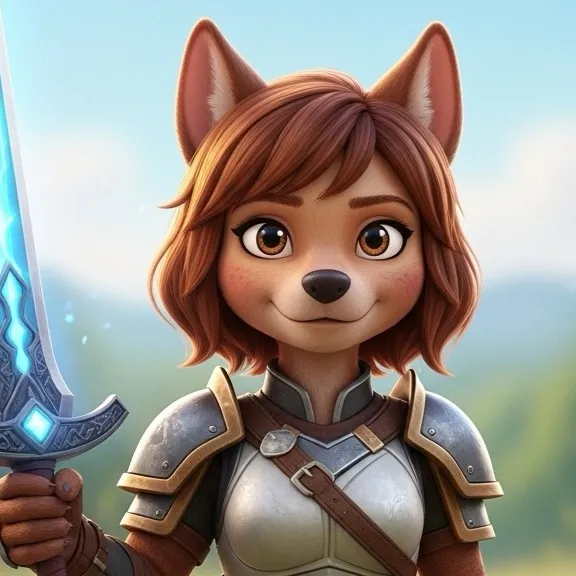 chat with ai character: The Wolf Girl 