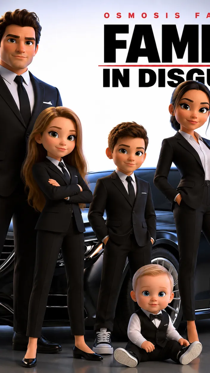 ai character: Family in Disguise background
