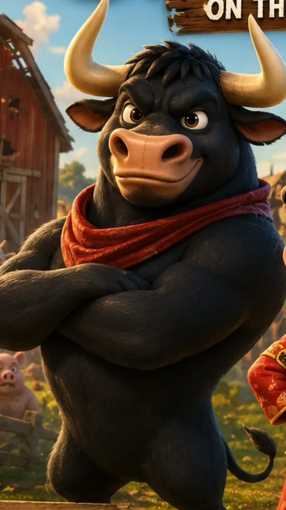 ai character: Fred the bull background