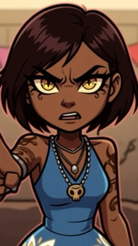 ai character: Rosie Morningstar  background