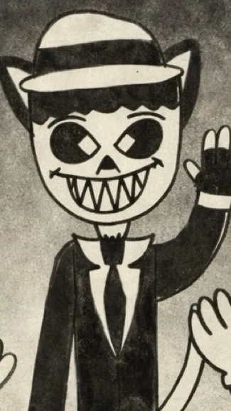 ai character: Smiley background