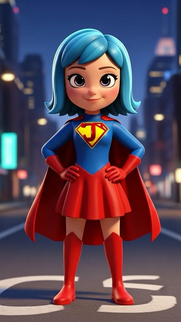 ai character: Super Joeette  background