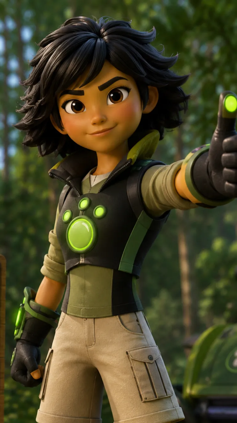 ai character: Mabel Kratts background