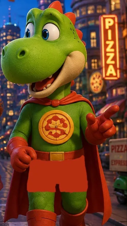 ai character: Super Yoshi background