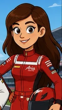 ai character: Aria background