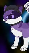 ai character: Uzi but as a cat  background