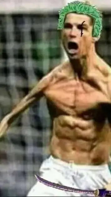 ai character: 7 RC   (like cr7) background