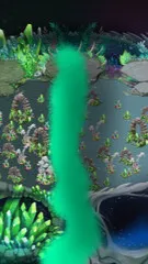 ai character: Mirror bone island background