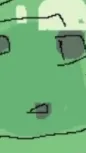 ai character: Slime Minecraft background
