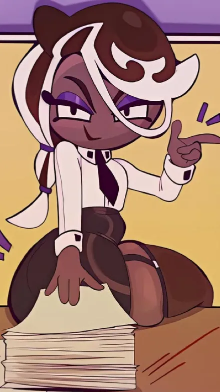 ai character: Affogato Cookie background